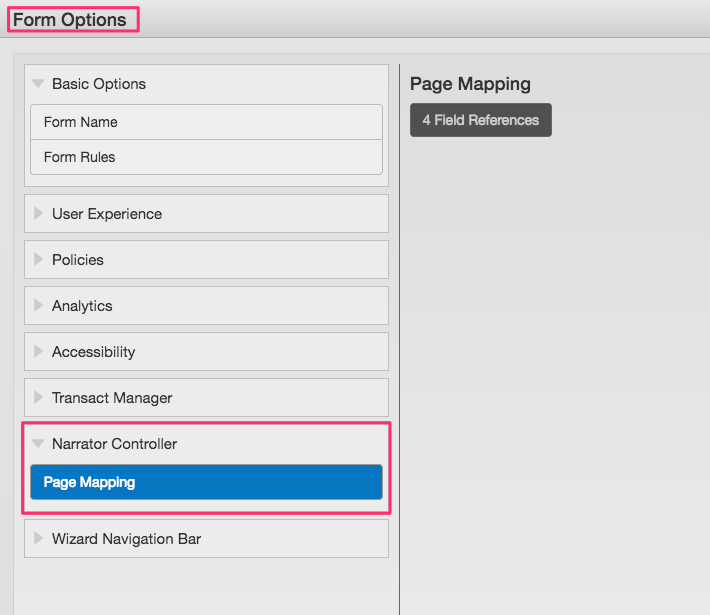page mapping settings