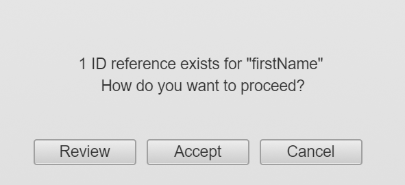 Change a Component ID