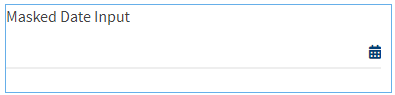Maestro masked date input component on a form