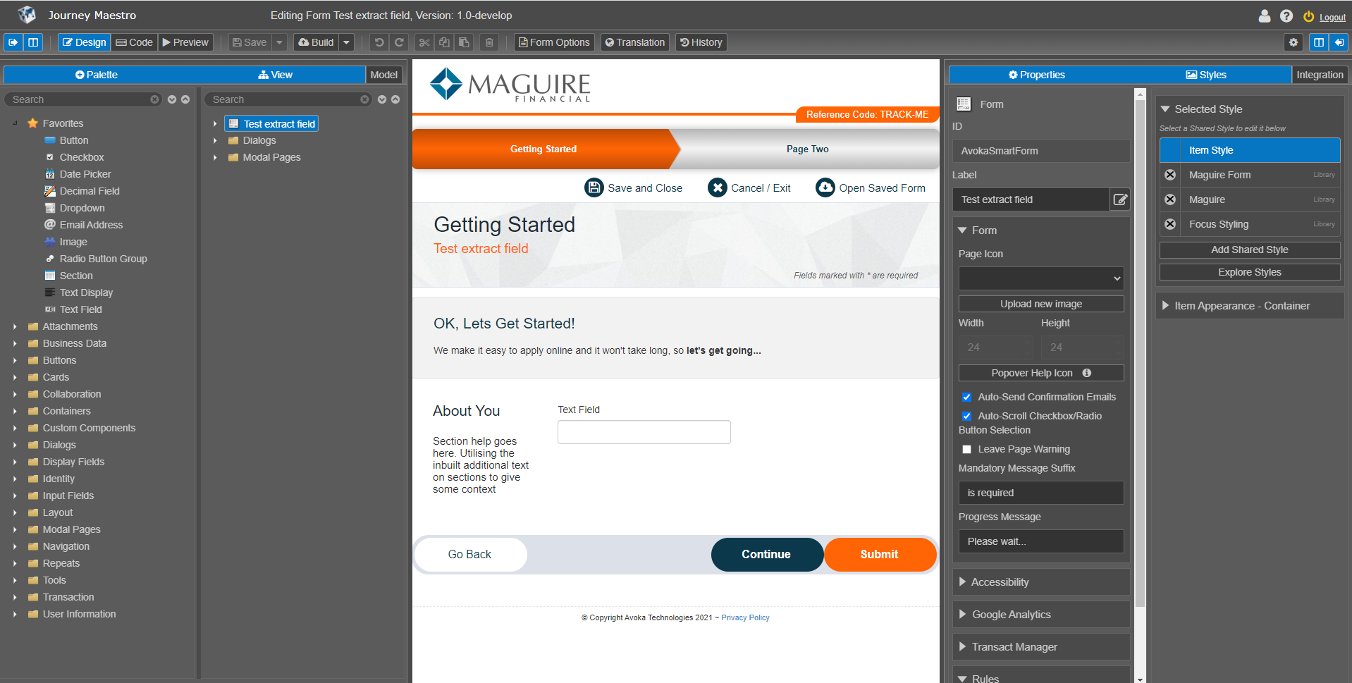 Maestro Editor Overview