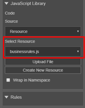 Reference a JavaScript File into a Form