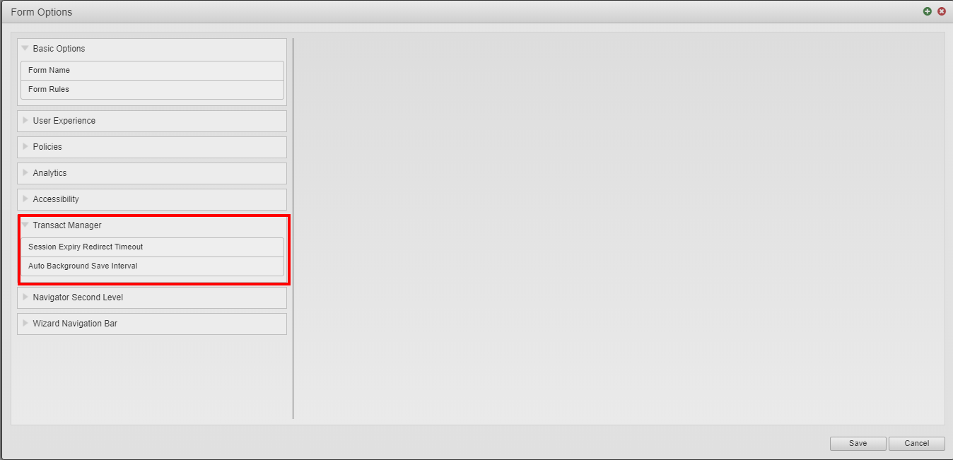 Configure Form Background Save Interval
