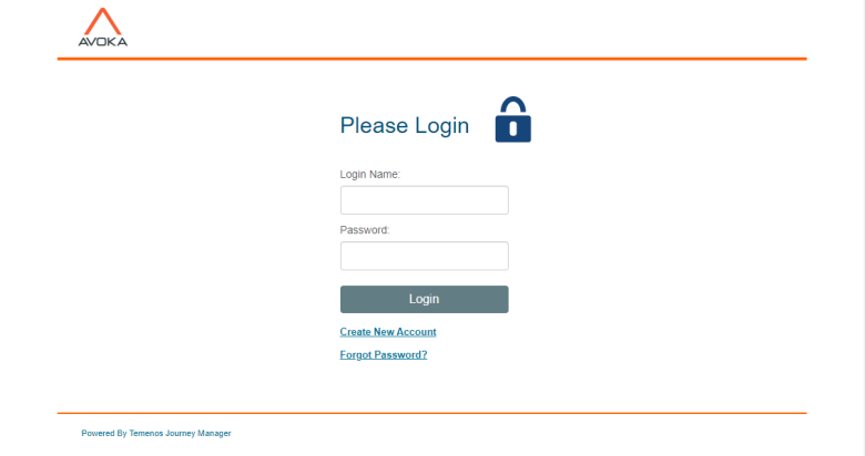 Work space portal login with user name and password page
