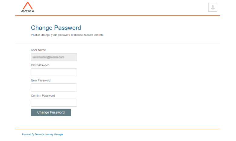 Work space portal change password.