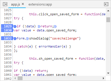 Debug Maestro Forms with Chrome DevTools