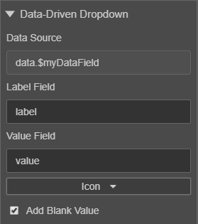 Data-Driven Dropdown Component