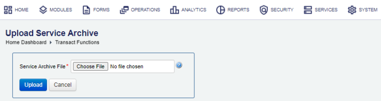 Manager import a function