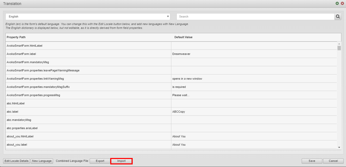 Translation CSV Files with Multiple Languages