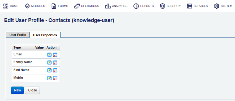 Create a User Profile