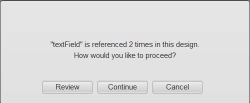 Delete a Referenced Component